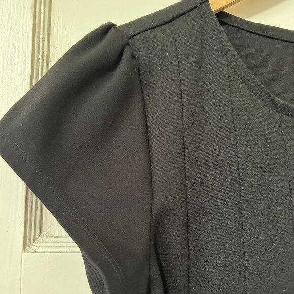 1990's Notations Black Mini Dress or Baby Doll Top - Picture 2 of 6